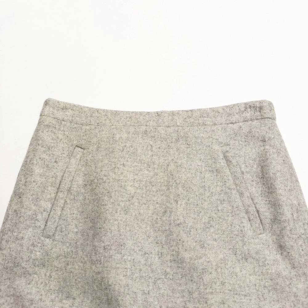 J. Crew Wool Blend Mini Skirt
